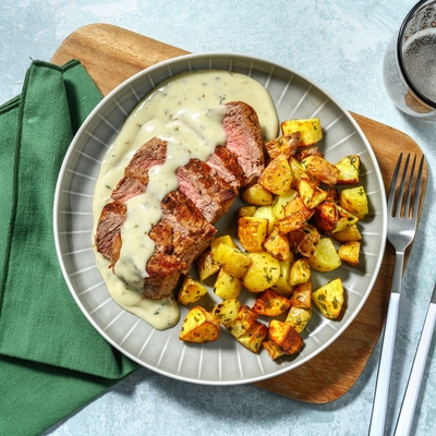 Tagliata de bœuf sauce 5 fromages italiens image