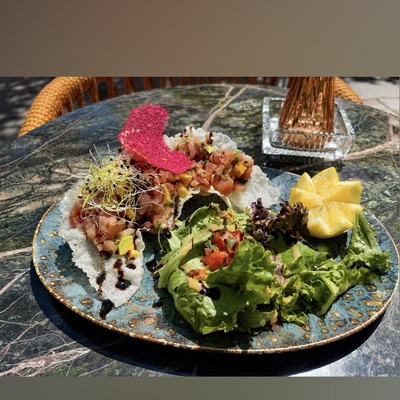 Tartare de thon avocat mangue image