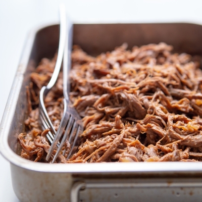 Effiloché de bœuf ,écrasé de pdt image