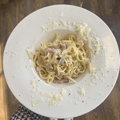 Linguine façon carbonara image