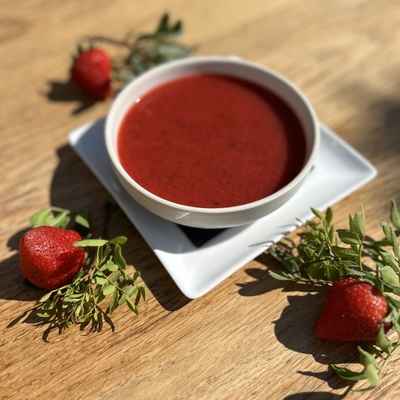Soupe de fraise image