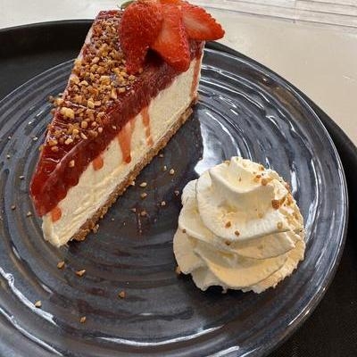 cheesecake glacé fraise image