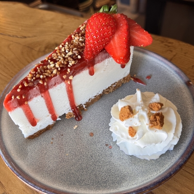Cheesecake glacé fraise image