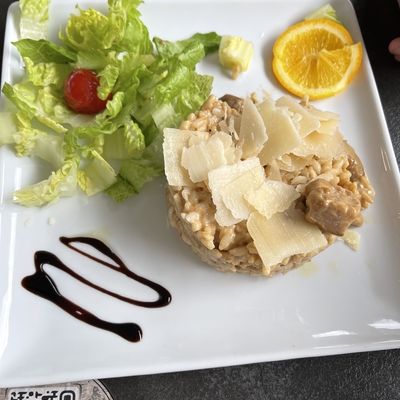 Risotto crémeux aux champignons image