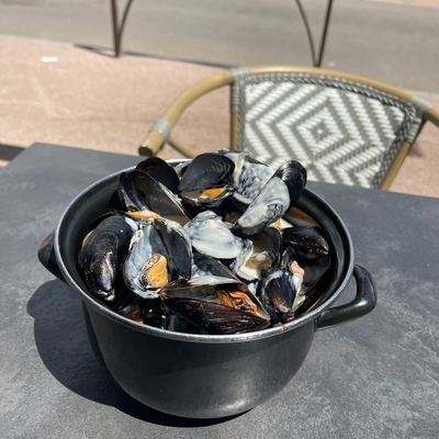 Moules à la crème fraîche image