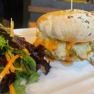 Burger au poulet image