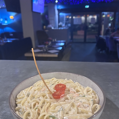 Pâtes au saumon image