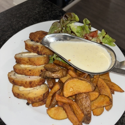 Escalope milanaise. image