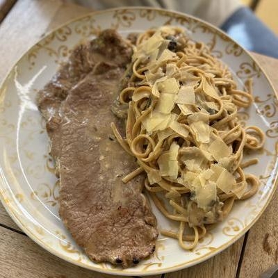 Escalope de veau à la crème image