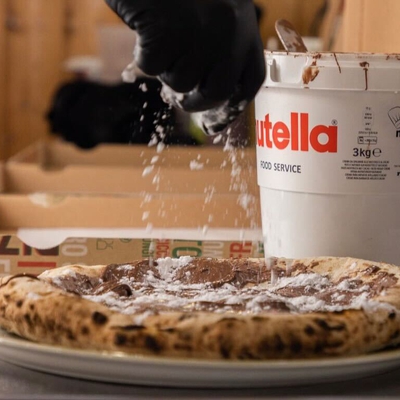 Pizza au nutella image