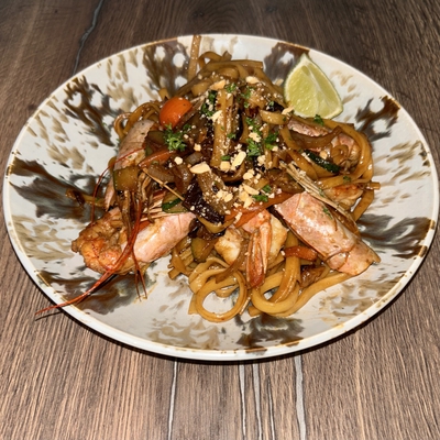 Pad thaï aux Gambas image