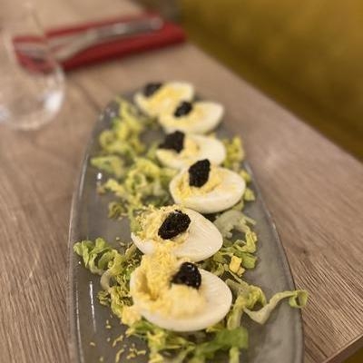 Œuf mimosa à la truffe image