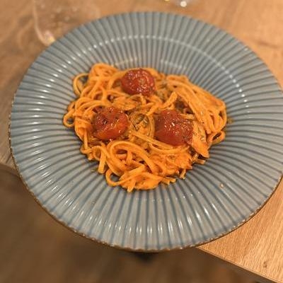 Linguine au saumon image