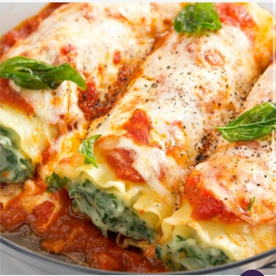 Cannelloni au brocciu gratiné image