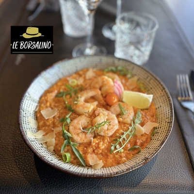 ⚡️NOUVEAU⚡️ ♥️Risotto crème de chorizo et Gambas image