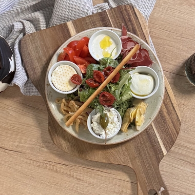 Assiette gourmande italienne image