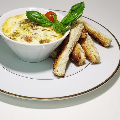 Oeufs cocotte à la panzetta image