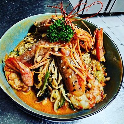 Wok de gambas image