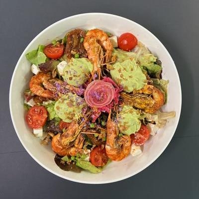 Salade de gambas grillées image