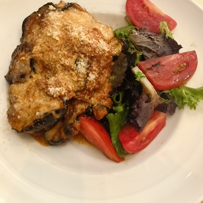 Aubergine parmigiana image
