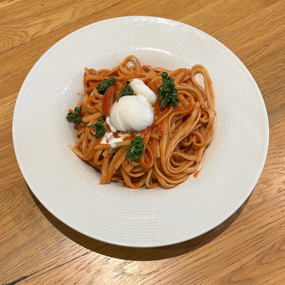 Pâtes stracciatella image