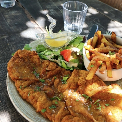 Escalope de veau panée image