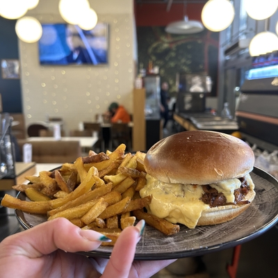 Burger effilochée de bœuf image