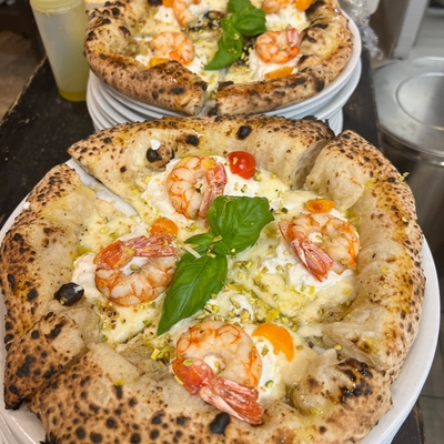 pizza gambas image