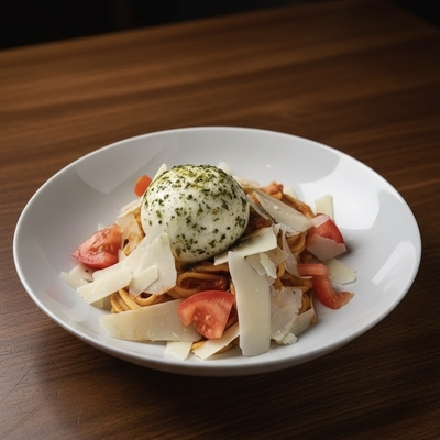 pâtes burrata image