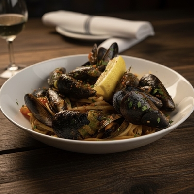 Pâtes aux moules image