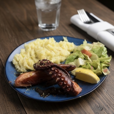 Poulpe grillé image