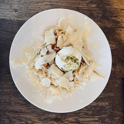 pâtes burrata image