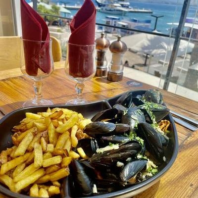MOULES DE BOUCHOT À LA MARINIÈRE 🐟🍟 image