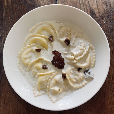 raviolis chèvre-figue image