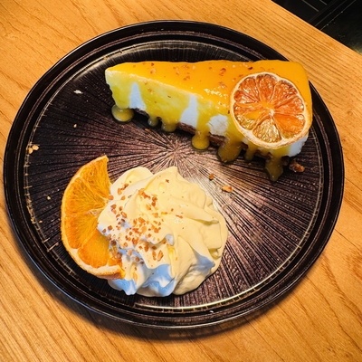 cheesecake original coulis mangue image