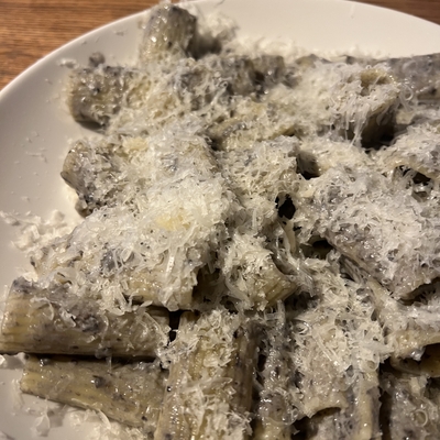 Les rigatoni à la crème truffée image