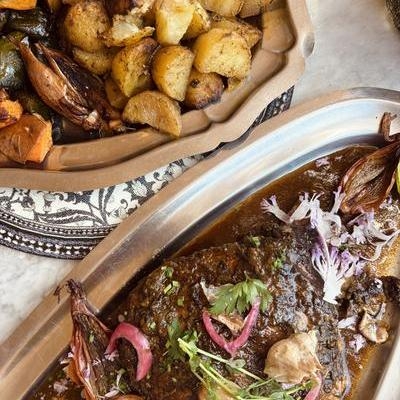 Epaule d'agneau confite à partager (60€ le kilo) image