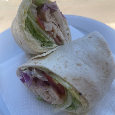 Poulet crudités image