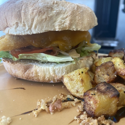Chicken burger image