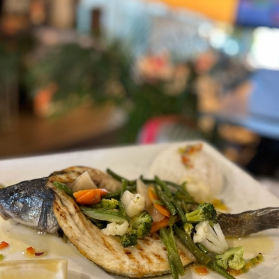 Loup corse grillé image