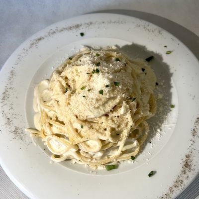 Spaghettis au roquefort image