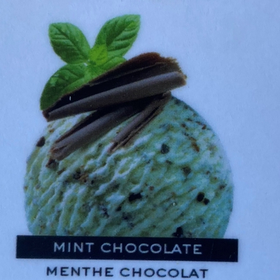 1 boule menthe - chocolat image