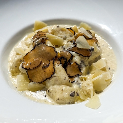 Gnocchi faits Maison, à la Truffe image