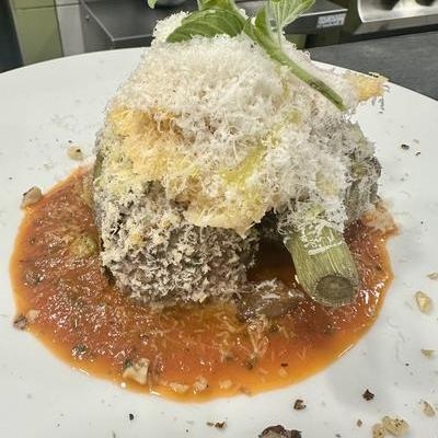 Artichauts corses farcis au boeuf et au brocciu AOP image