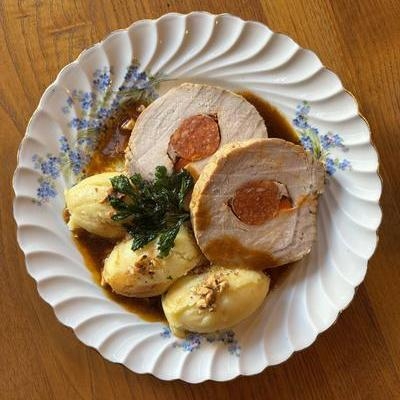 Rôti de porc au chorizo image