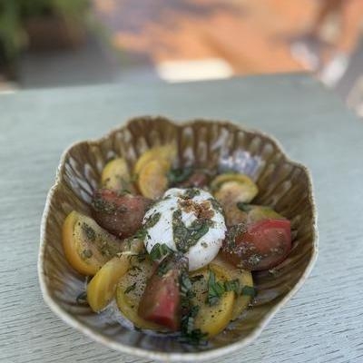 Tomate burrata. image