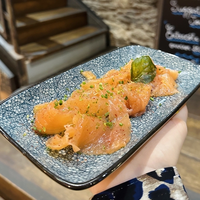 Assiette saumon gravlax image