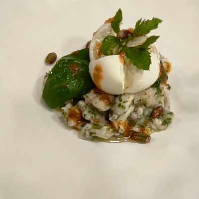 TARTARE DE MAIGRE, Burrata Pugliese image