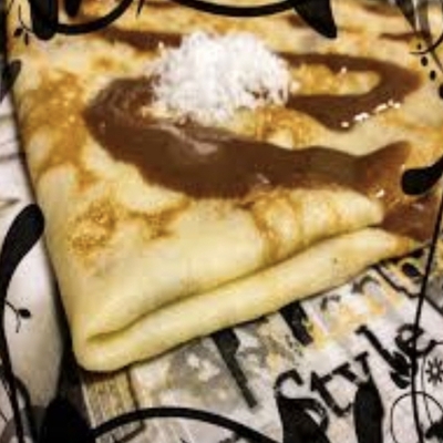 Crêpe nutella coco image