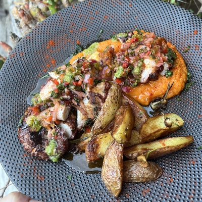 Poulpe grillé sauce Chimichurri image